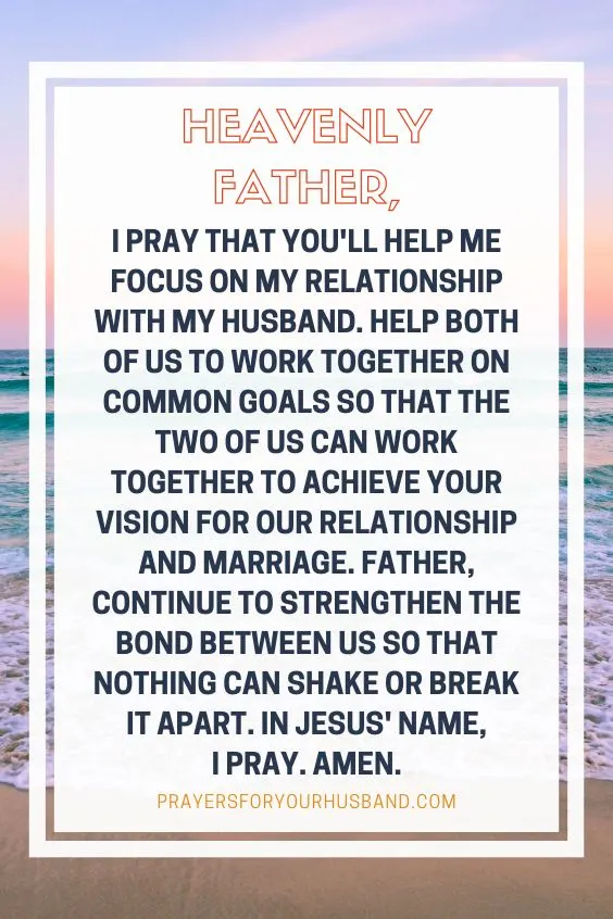 How Can I Pray For A Long Life With My Husband?