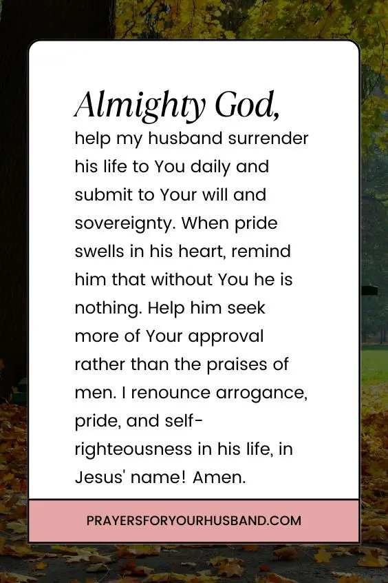 Prayer For My Husband Who Is A Pastor