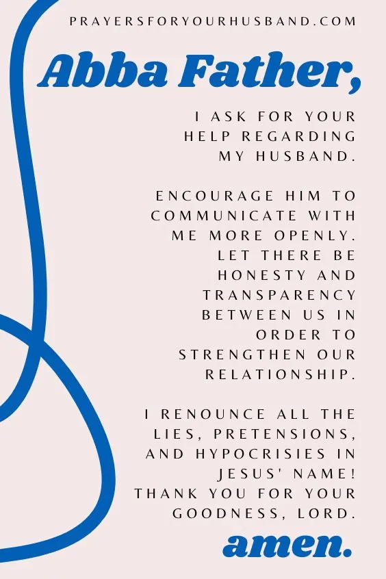 Prayer For Husband To Communicate