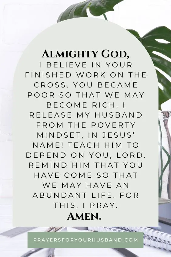 Prayer For My Husband To Have Money