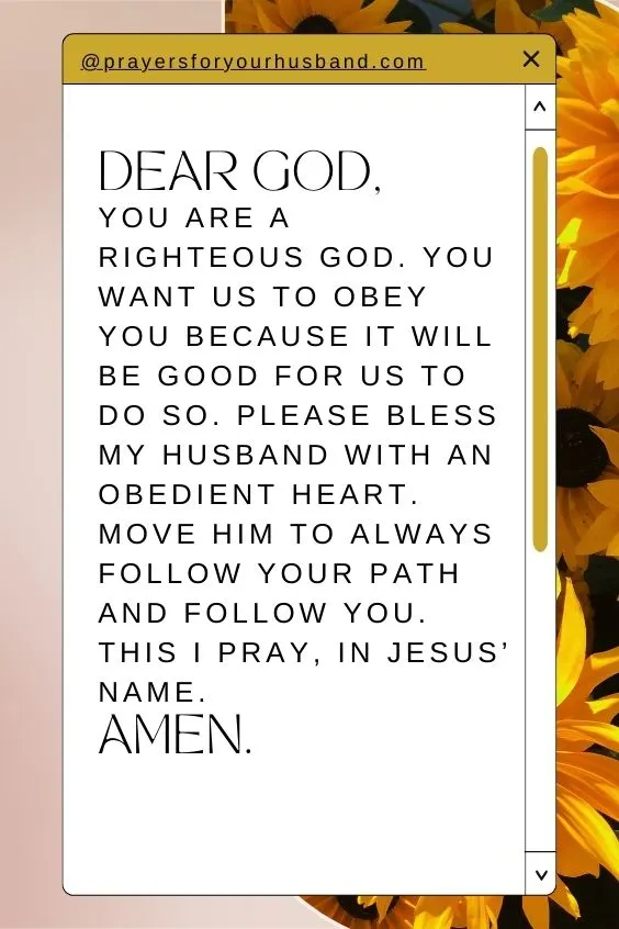 Prayer For My Husband To Succeed