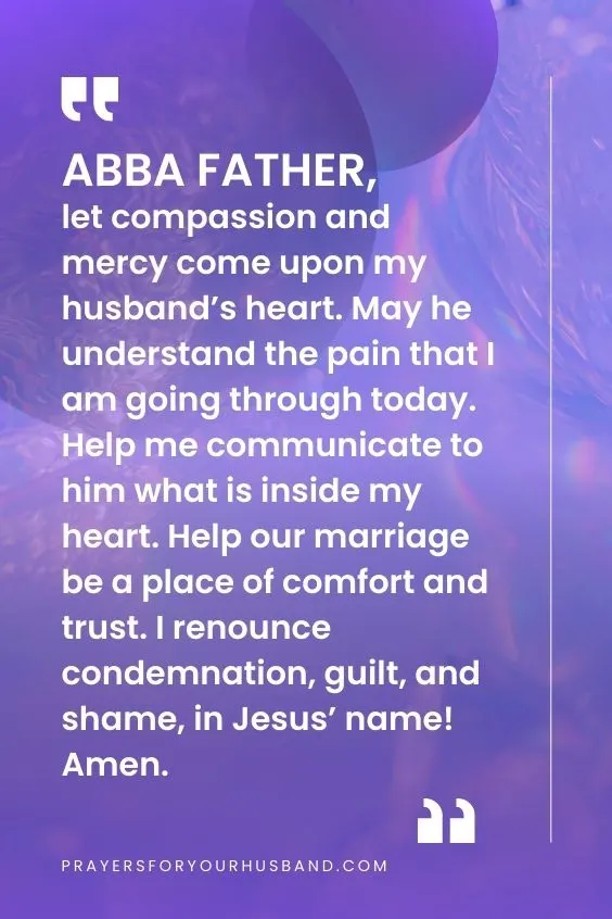 Prayer For My Husband To Understand Me