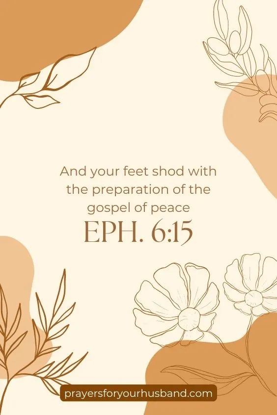 And your feet shod with the preparation of the gospel of peace;