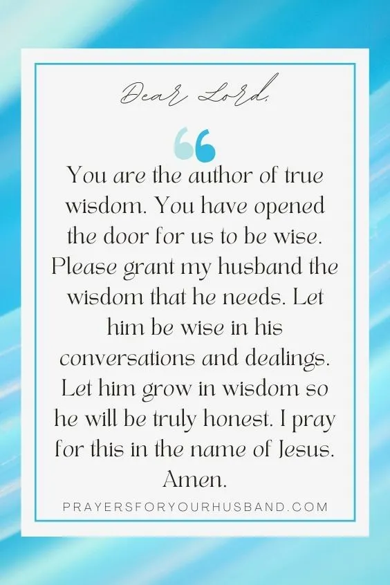 Prayer for My Husband's Honesty