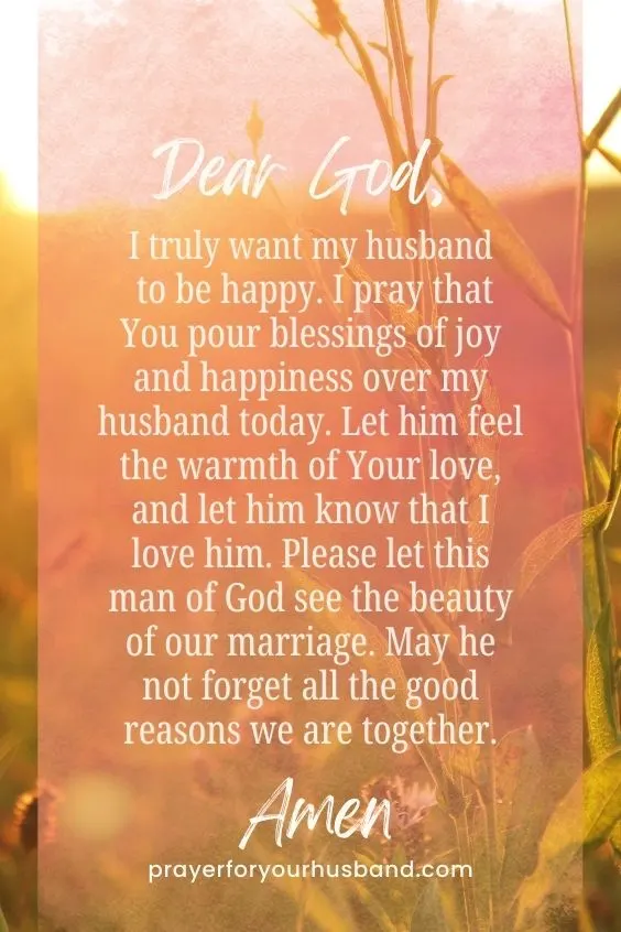 Prayer for My Husband&rsquo;s Happiness