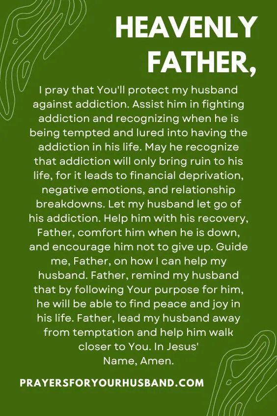 Prayer For My Husband On Drugs