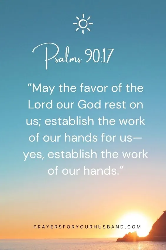 What Is a Good Morning-Prayer Message for My Husband at Work?