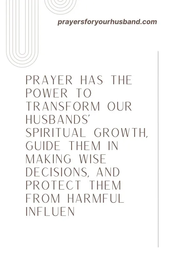 Can I Intercede for My Husband?
