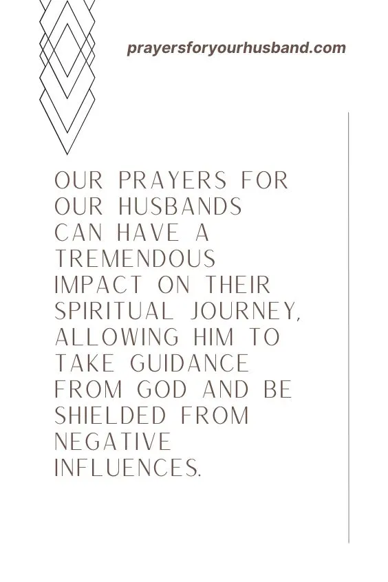 Can I Intercede for My Husband?
