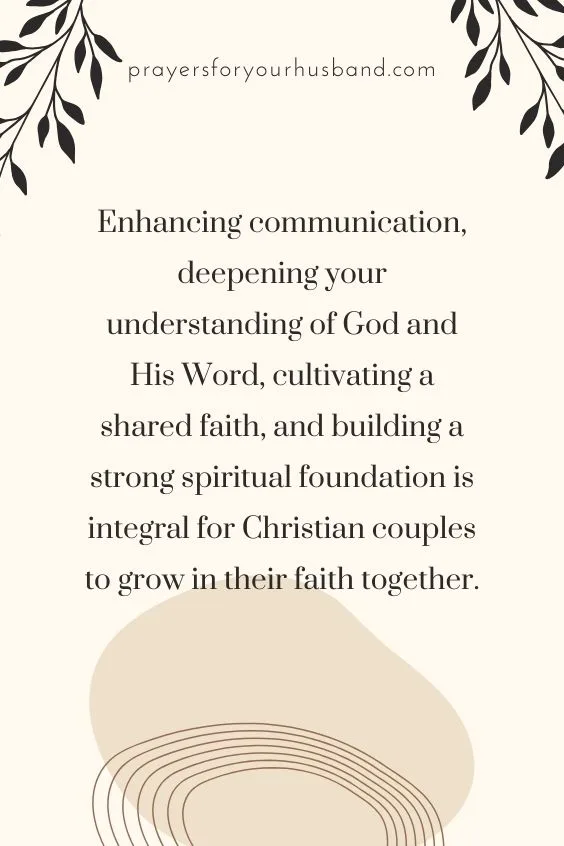 Growing Together In Faith As A Christian Couple Through Biblical Study