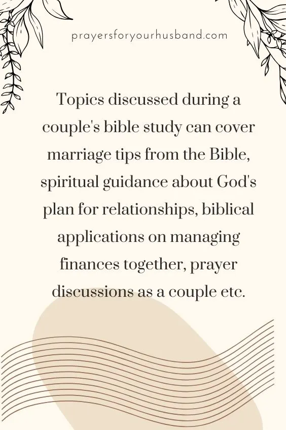 Growing Together In Faith As A Christian Couple Through Biblical Study