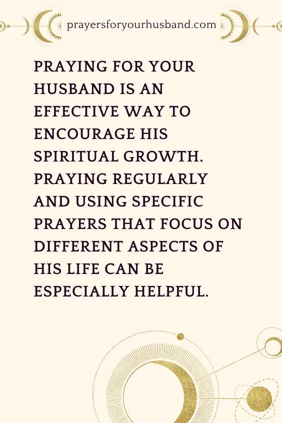 Prayers for Your Husband's Spiritual Growth