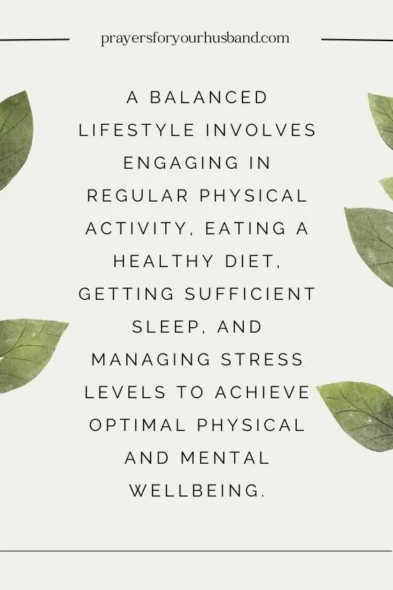 Achieving A Balanced Lifestyle For Optimal Health And Well-being