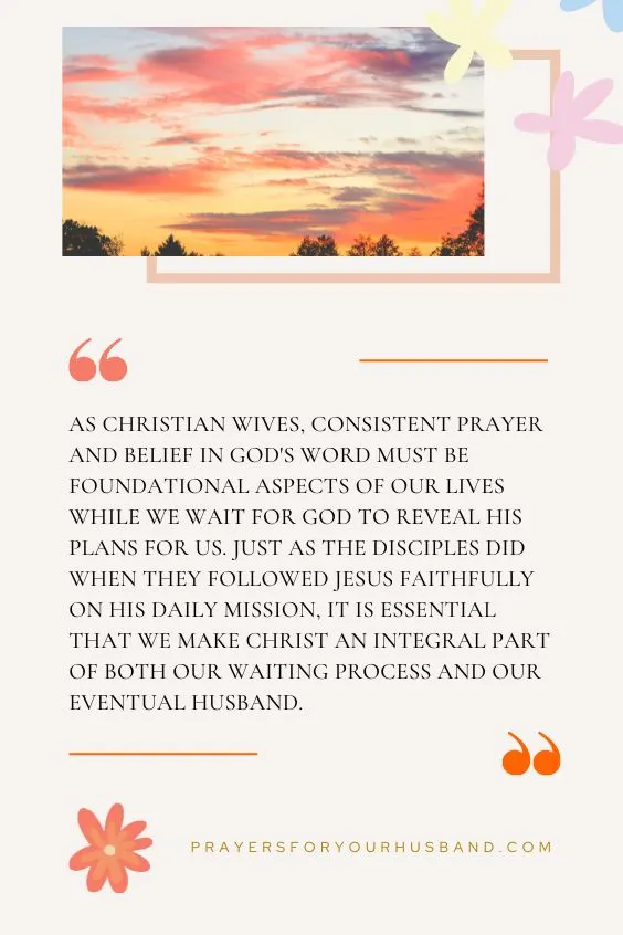 Believing In God's Timing for Your Husband as A Christian Wife