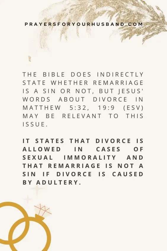 Is It A Sin To Remarry A Godly Man?