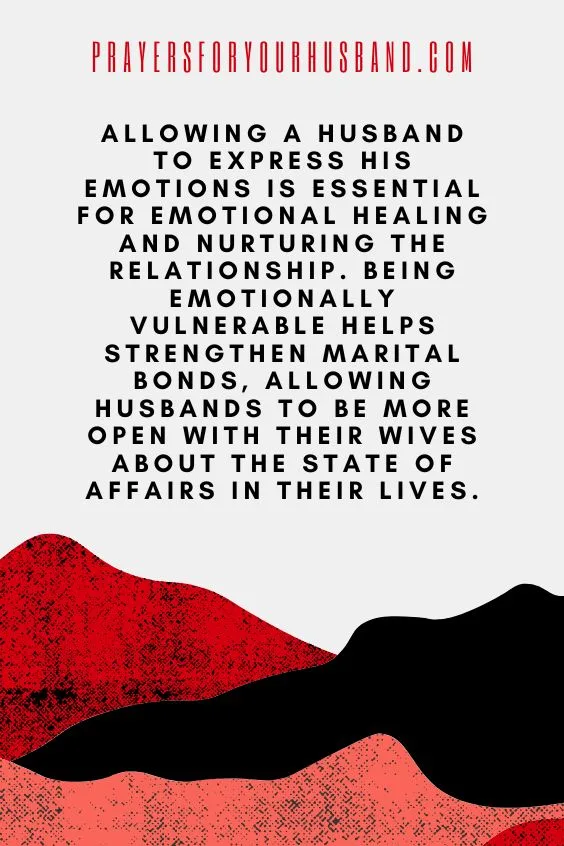 Asking God for Your Husband's Emotional Healing and Strength