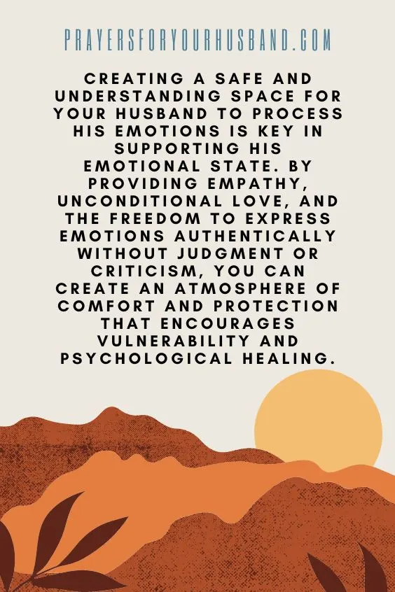 Asking God for Your Husband's Emotional Healing and Strength