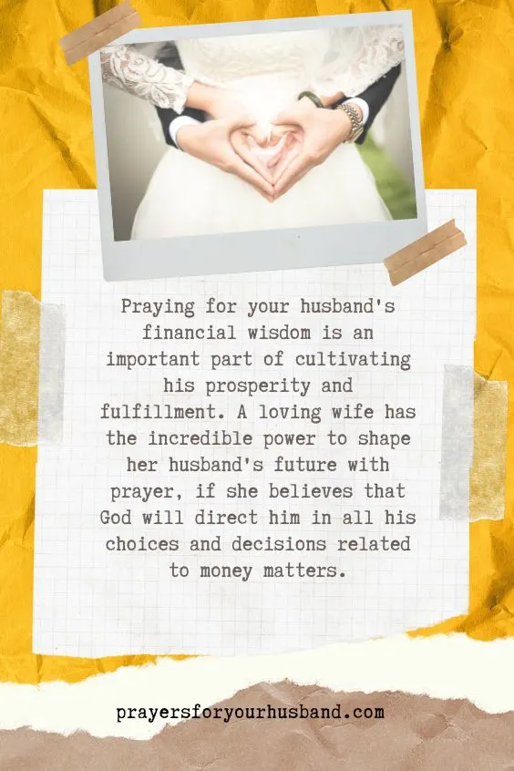 Believing In God&rsquo;s Plan for Your Husband's Prosperity and Fulfillment