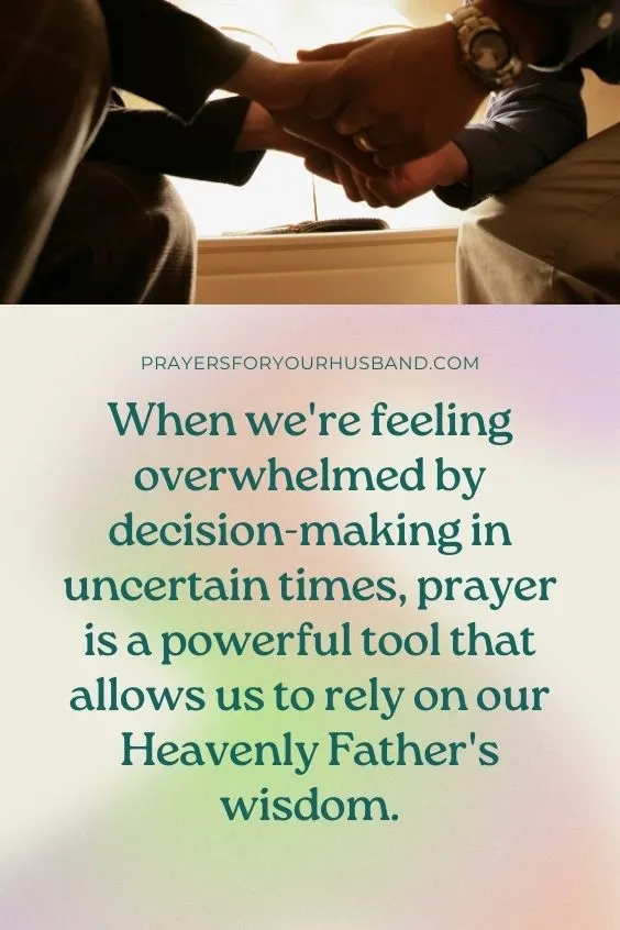 Calling on God for Guidance in Leadership