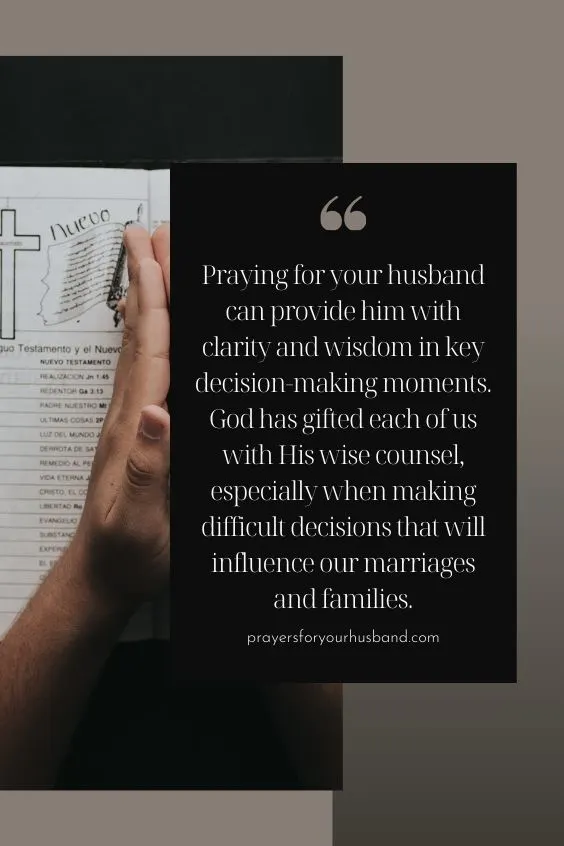 Blessing Your Husband with Prayer to Seek Strength in God's Love