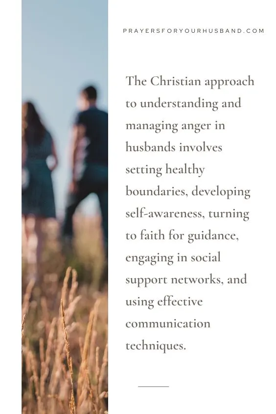 Christian Approach to Understanding Anger Issues in Husbands