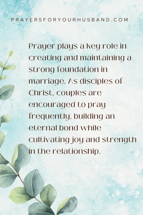 Creating a Solid Foundation: Unity in Marriage