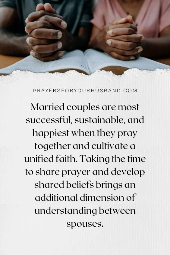 Cultivating A Unified Marriage Through Prayer And Faith Cultivating a Unified Marriage Through Prayer and Faith