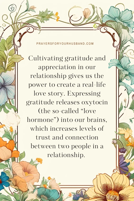 Cultivating Gratitude and Appreciation in Your Relationship