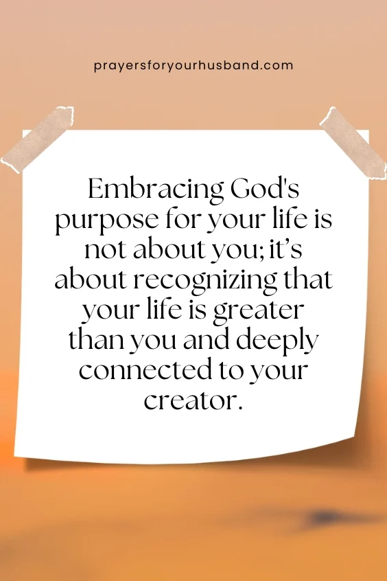 Embracing God's Purpose For Your Life Embracing God's Purpose for Your Life