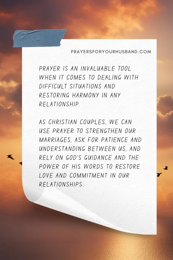 Empowering Love: Prayers for Patience and Understanding in Your Christian Marriage